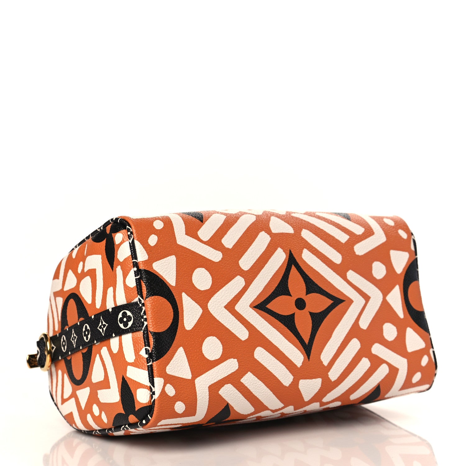 Louis Vuitton Monogram Giant Crafty Speedy Bandouliere 25 Creme Caramel 4 of 8