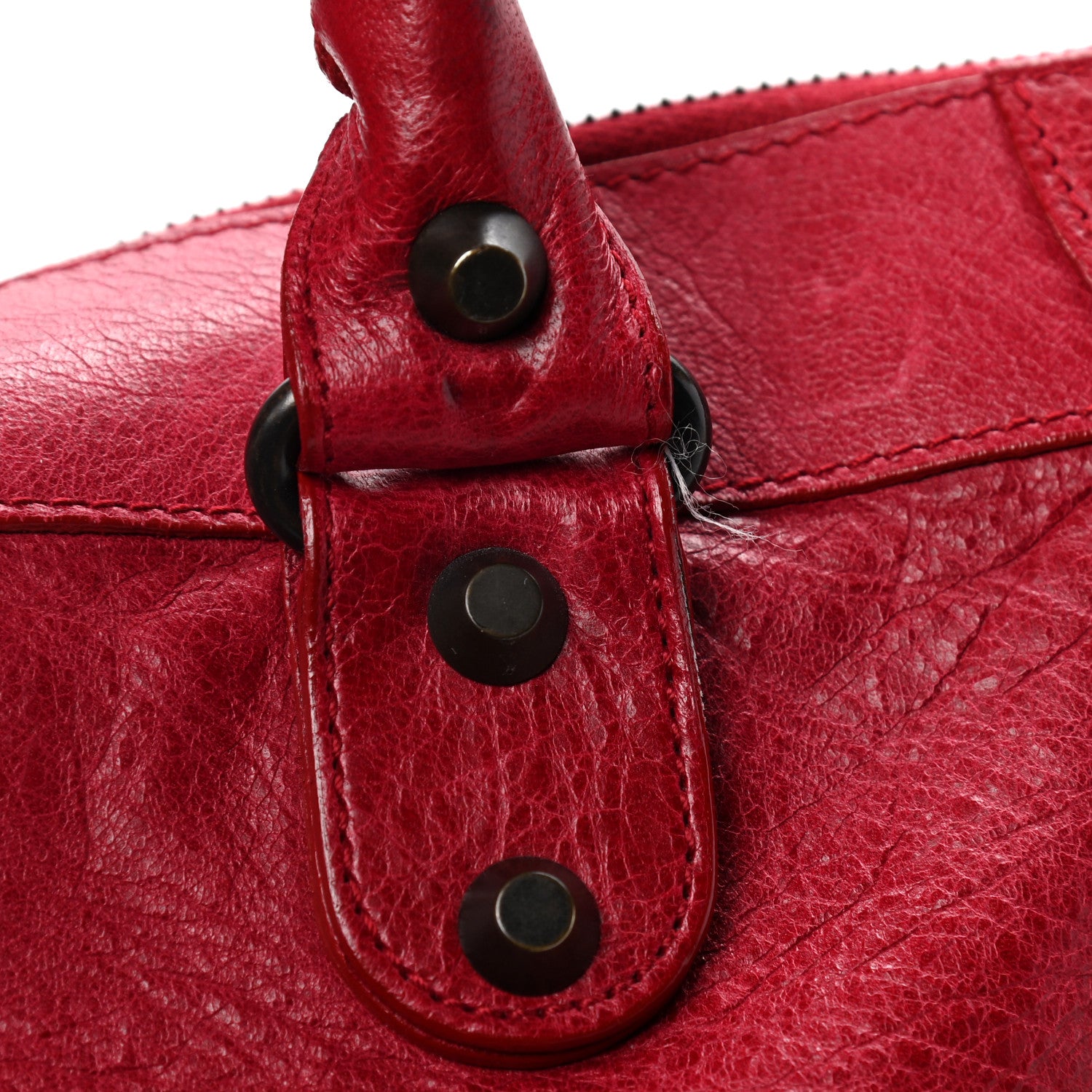Balenciaga Agneau Classic Hardware Work Vermillion 5 of 5