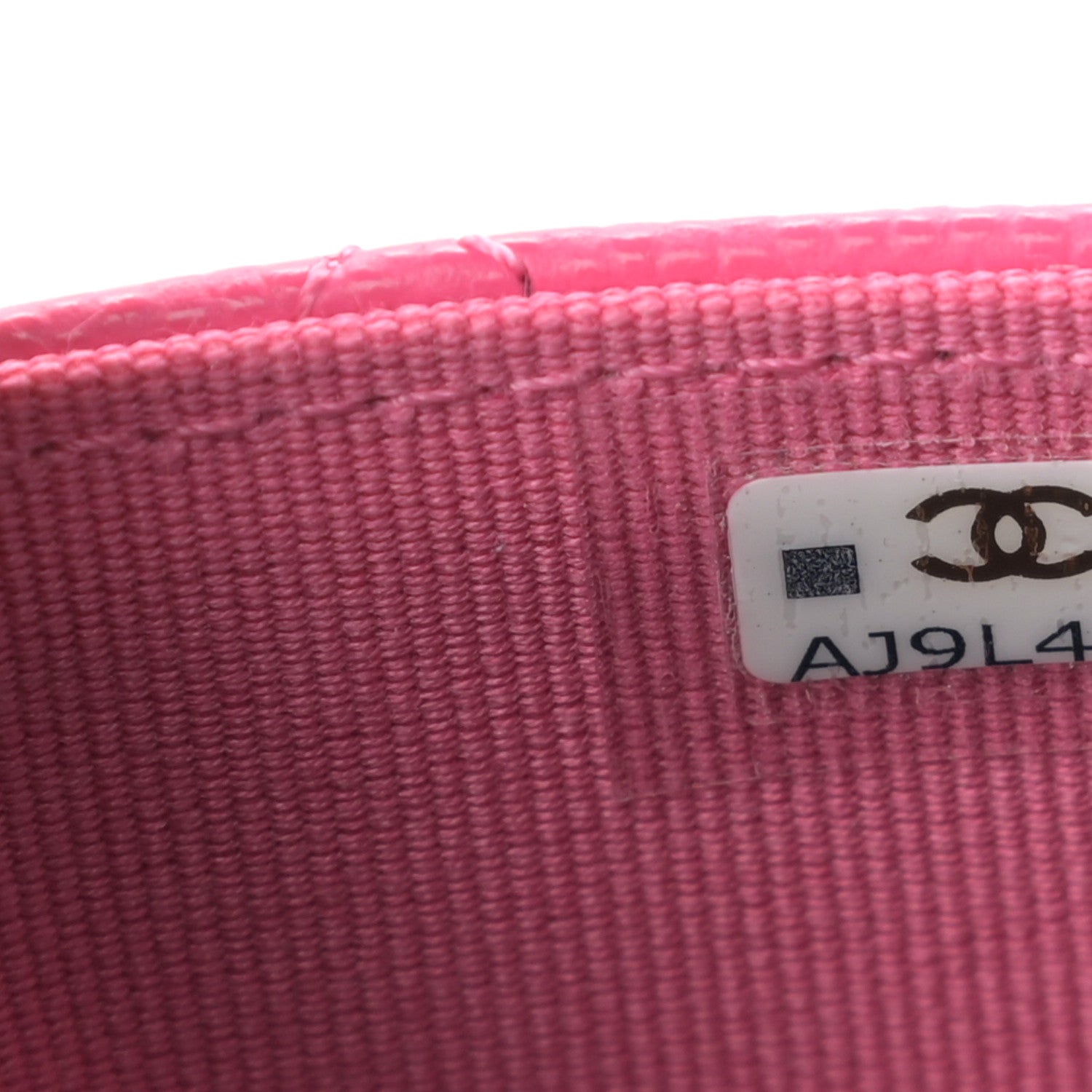 Chanel Caviar Quilted Flap Card Holder Wallet Pink 8 of 9