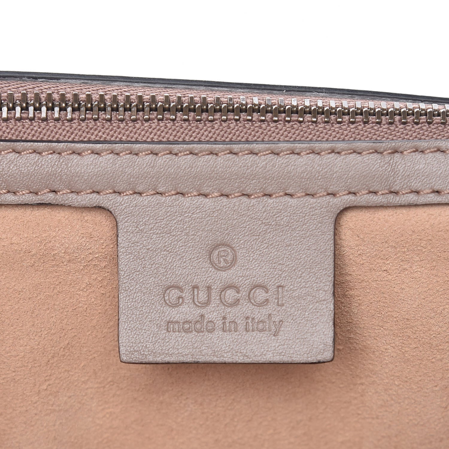 Gucci Calfskin Matelasse Medium GG Marmont Shoulder Bag Porcelain Rose 6 of 9