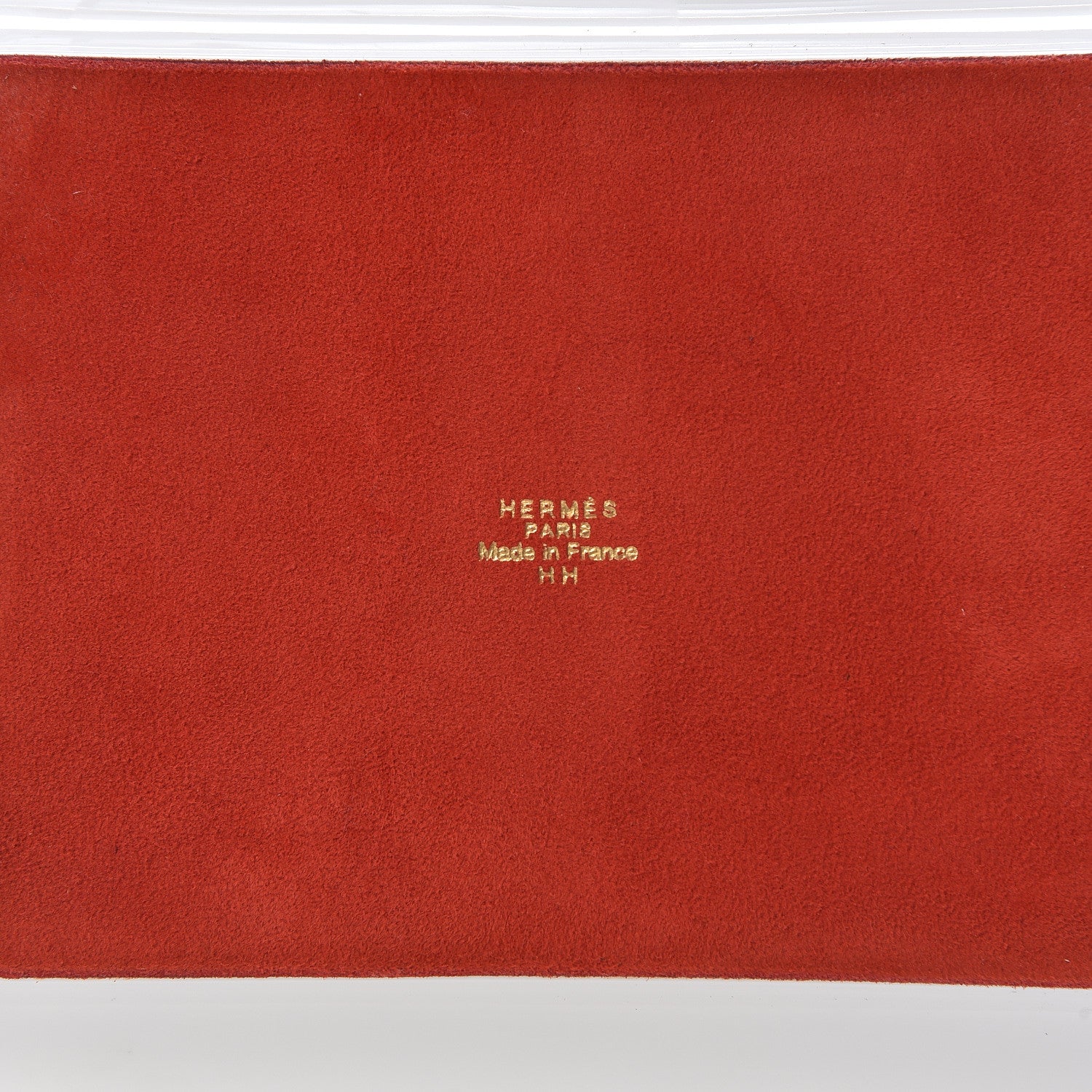 Hermes Porcelain Sellier Change Tray Rouge Or 6 of 8