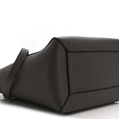 Celine Grained Calfskin Micro Belt Bag Grey 9 of 10
