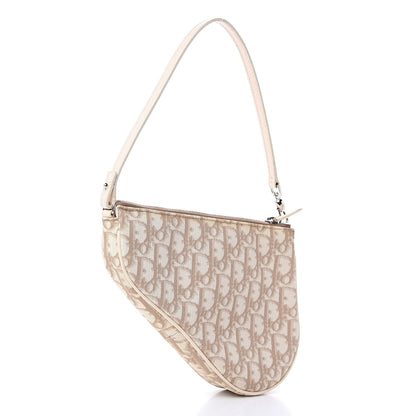 Christian Dior Monogram Vintage Flowers Mini Saddle Bag Beige 3 of 11