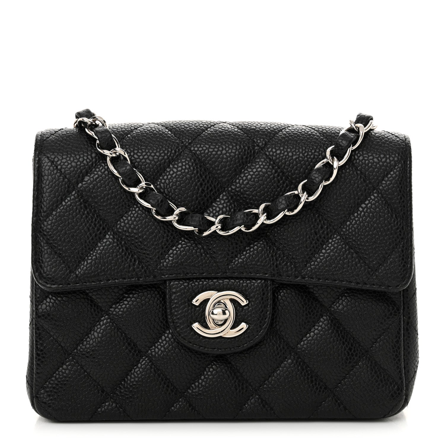 Chanel Caviar Quilted Mini Square Flap Black 1 of 13