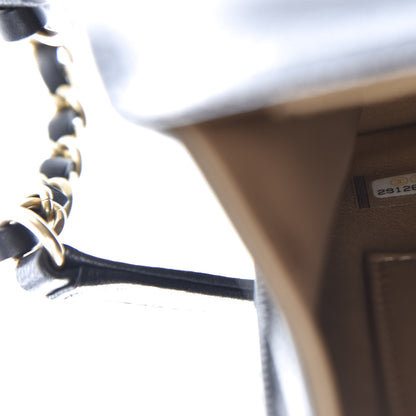 Chanel Lambskin Quilted Chic Pearls Flap Black 8 of 9