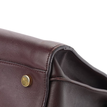 Saint Laurent Calfskin Small Sac De Jour Amarena 9 of 22