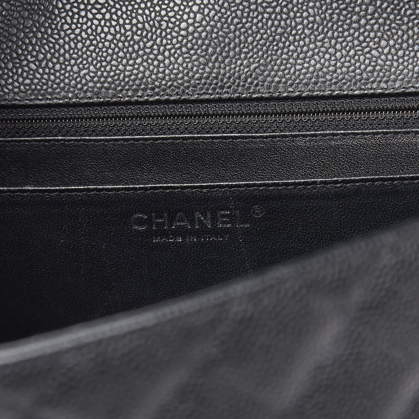 Caviar Quilted Maxi Single Flap Black
