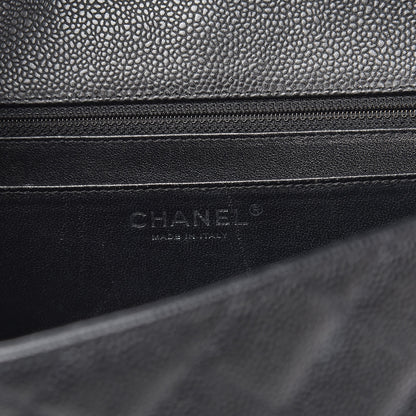 Chanel Caviar Quilted Maxi Single Flap Black 7 of 10