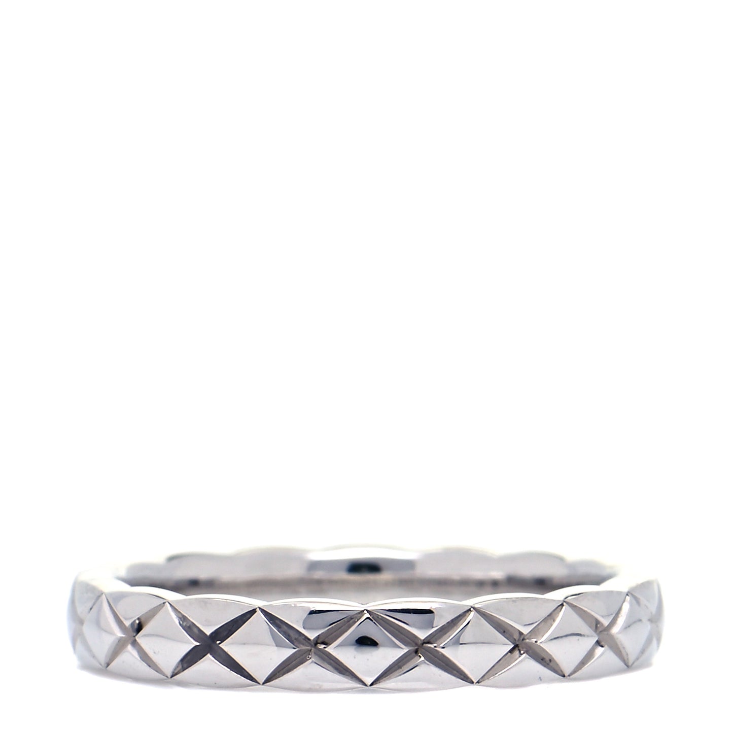 Platinum Diamond Mini Coco Crush Ring 47 4