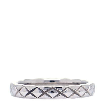 Chanel Platinum Diamond Mini Coco Crush Ring 47 4 3 of 6