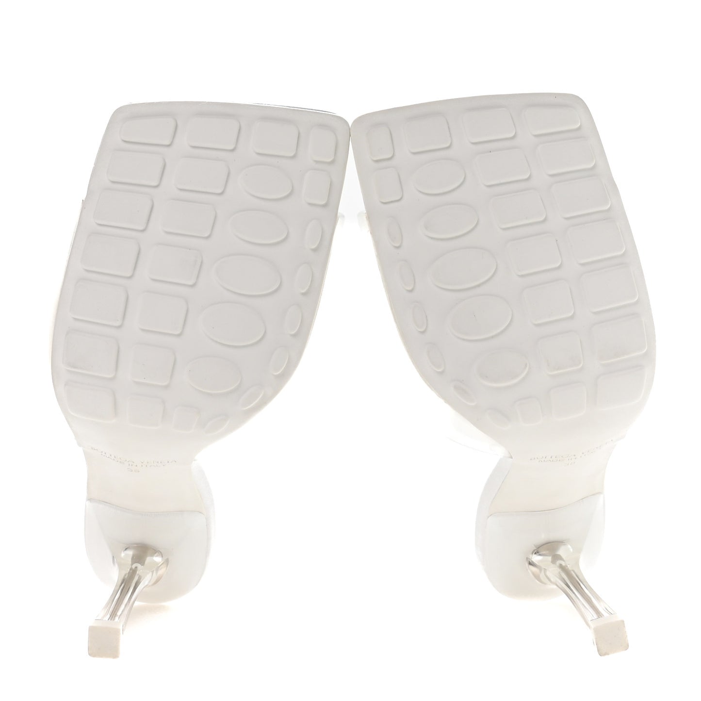 PVC Pudding Stretch Sandals 38 White