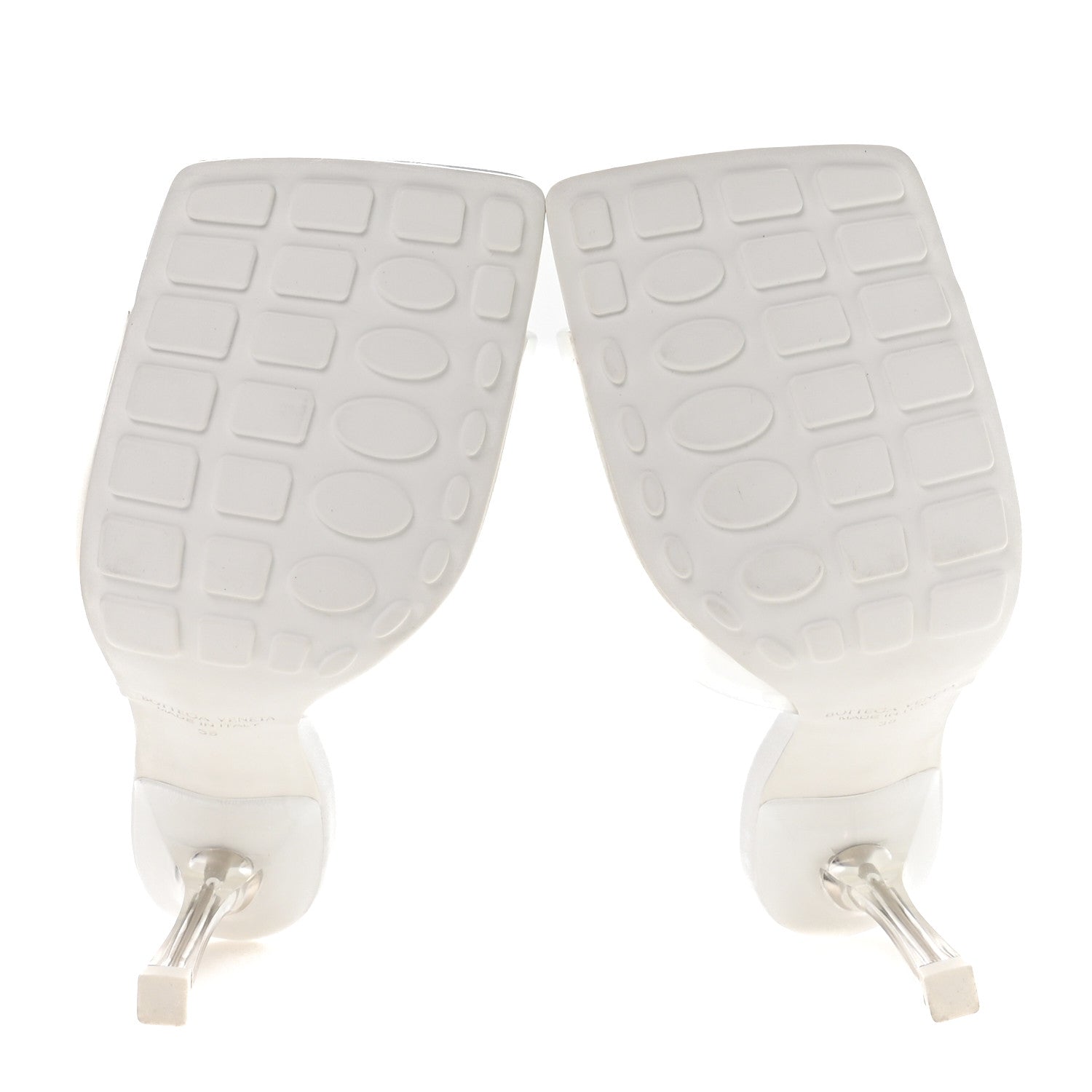Bottega Veneta PVC Pudding Stretch Sandals 38 White 6 of 8
