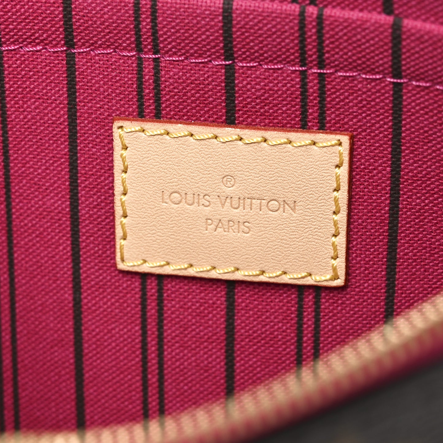 Monogram Neverfull MM GM Pochette Pivoine