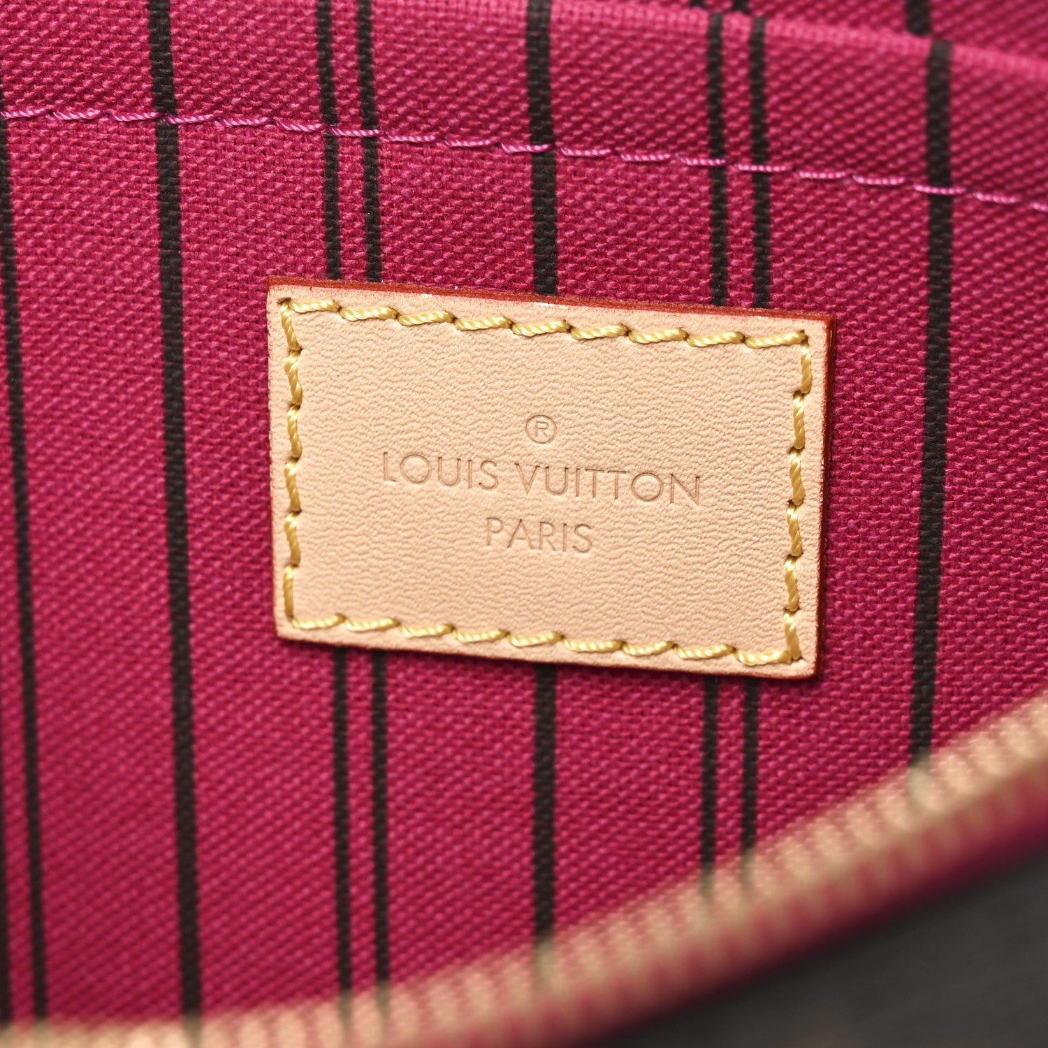 Louis Vuitton Monogram Neverfull MM GM Pochette Pivoine 6 of 6