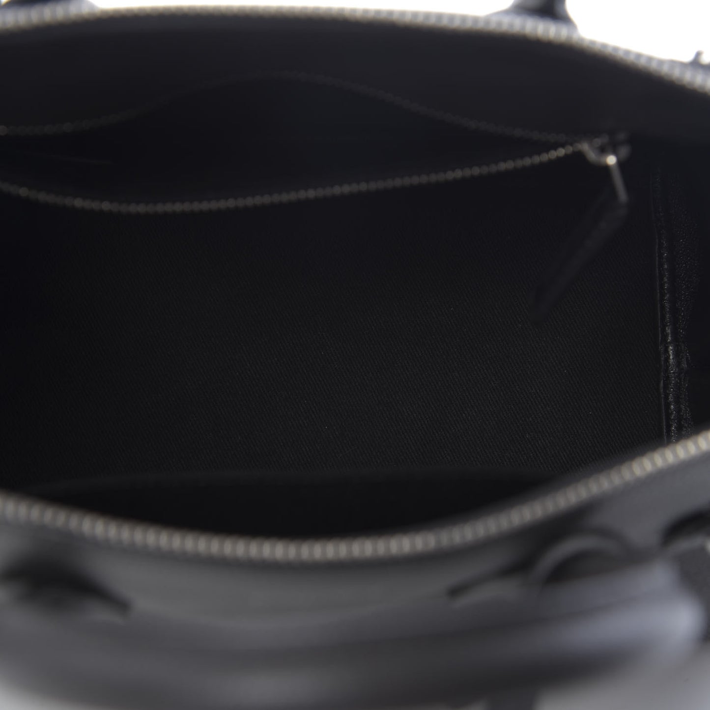Grained Calfskin Baby Supple Sac De Jour Asphalt