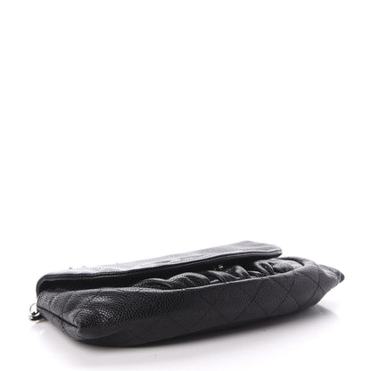 Chanel Caviar Half Moon Wallet On Chain WOC Black 4 of 11