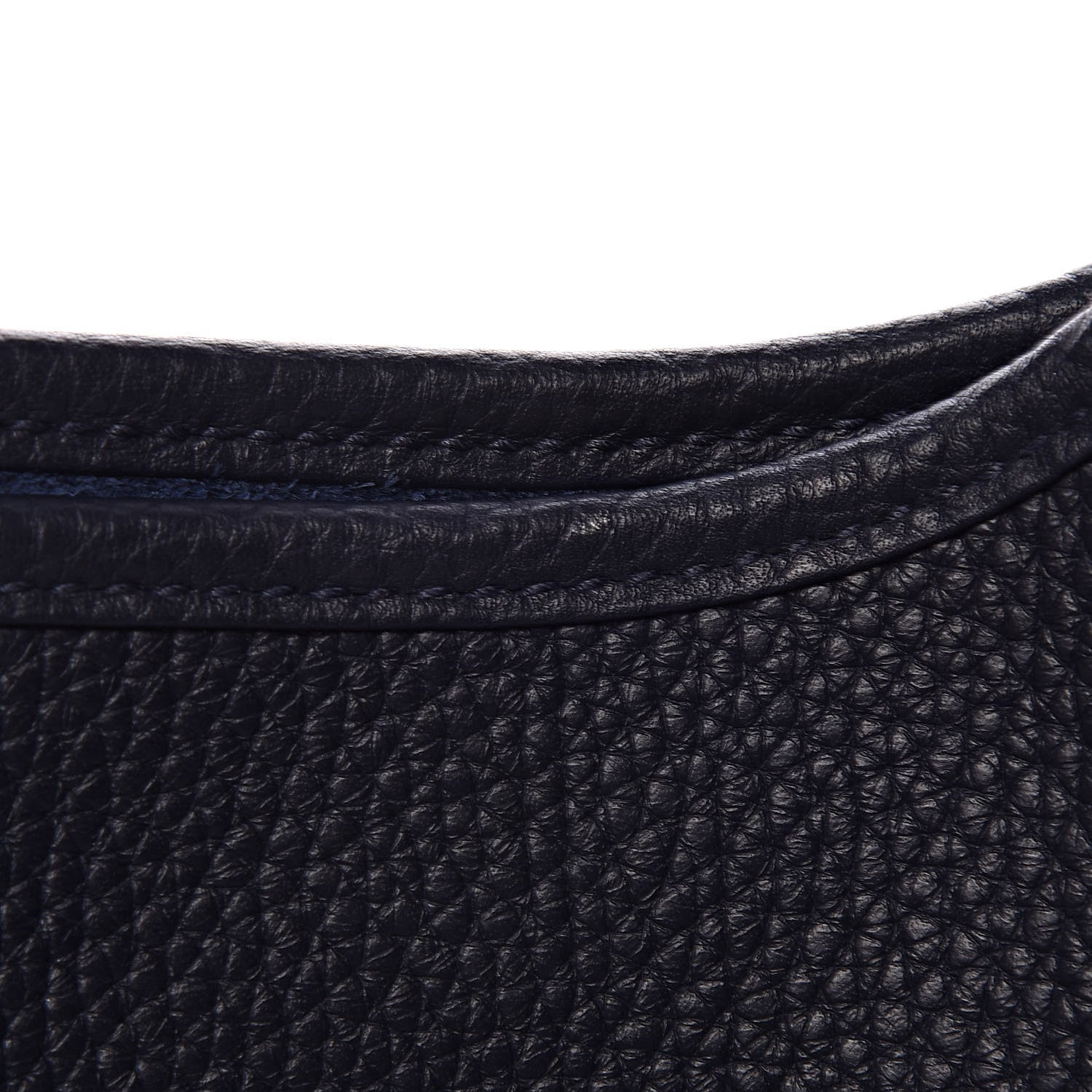 Hermes Taurillon Clemence Evelyne III PM Bleu Nuit 9 of 12