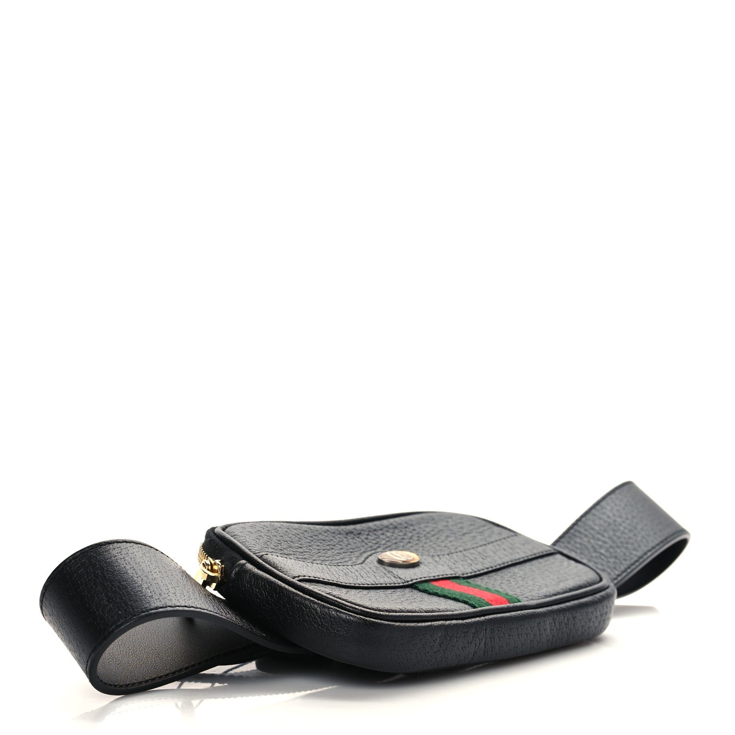 Grained Calfskin Ophidia Belted iPhone Case 80 32 Black