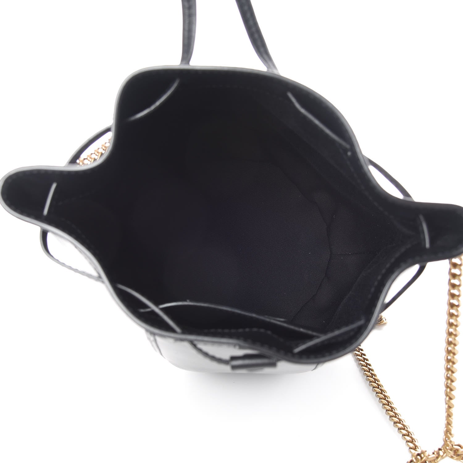 Saint Laurent Smooth Calfskin Small Talitha Bucket Bag Black 5 of 9