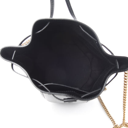 Saint Laurent Smooth Calfskin Small Talitha Bucket Bag Black 5 of 9