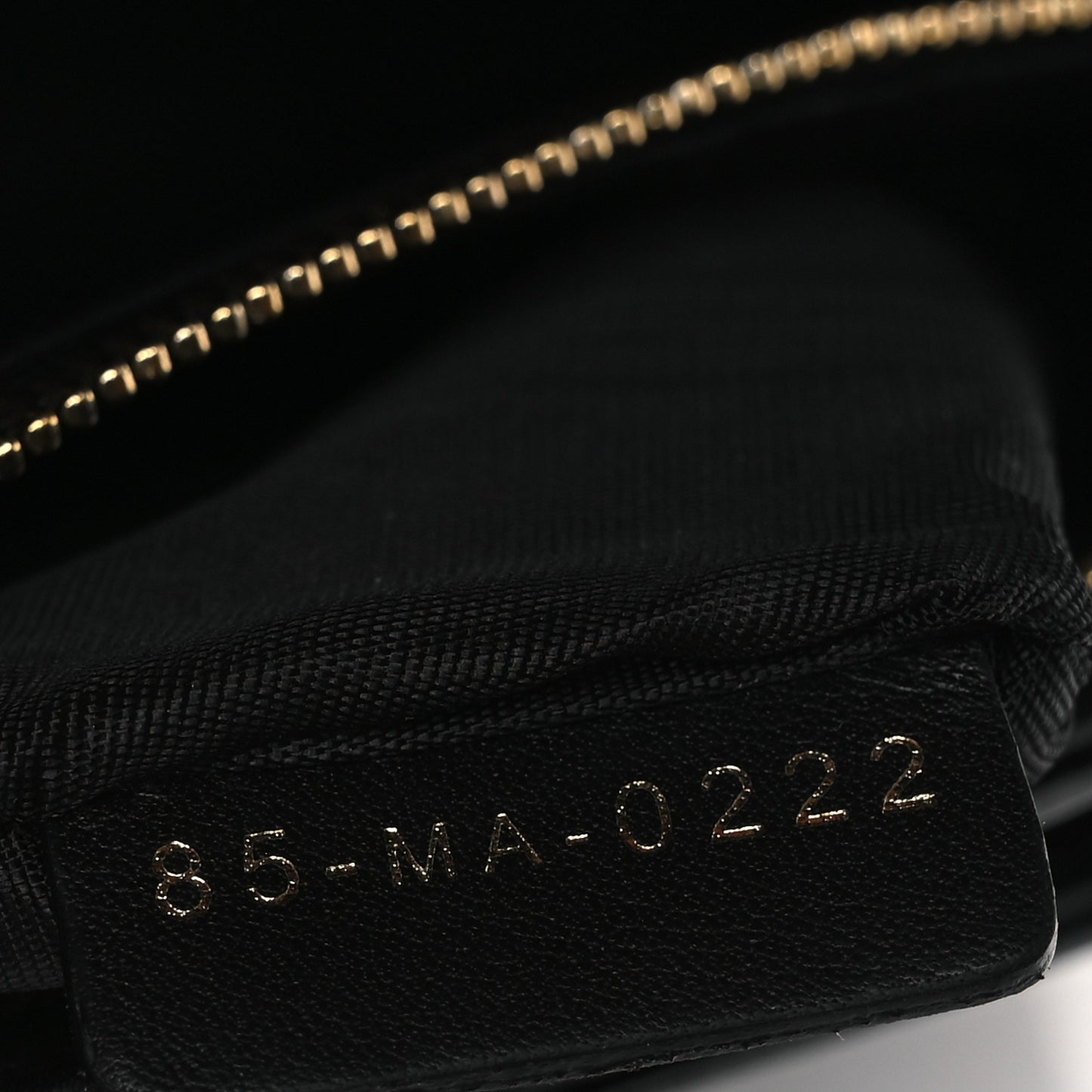 Patent Cannage Lady Dior Chain Pouch Black