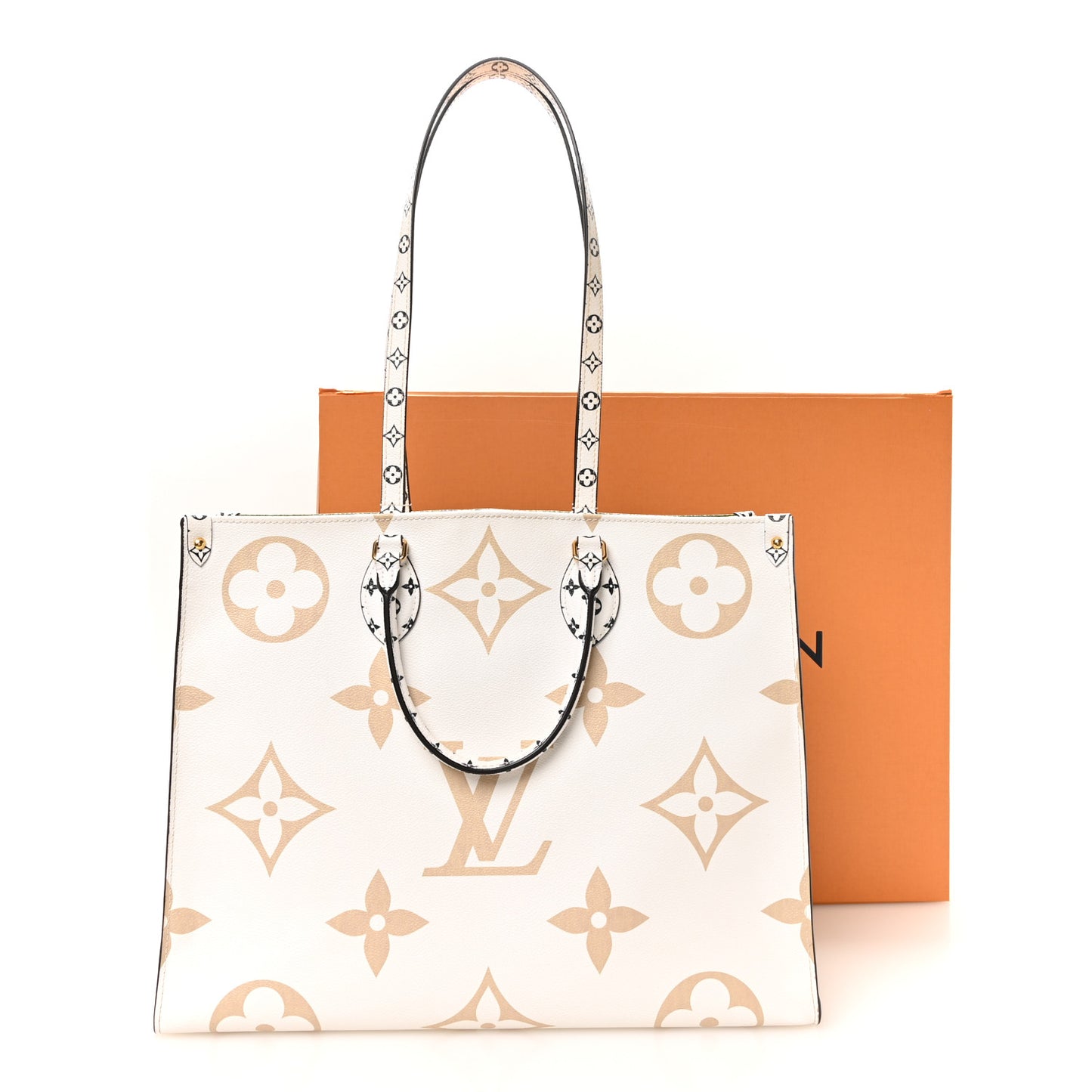 Monogram Giant Onthego GM Kaki Beige