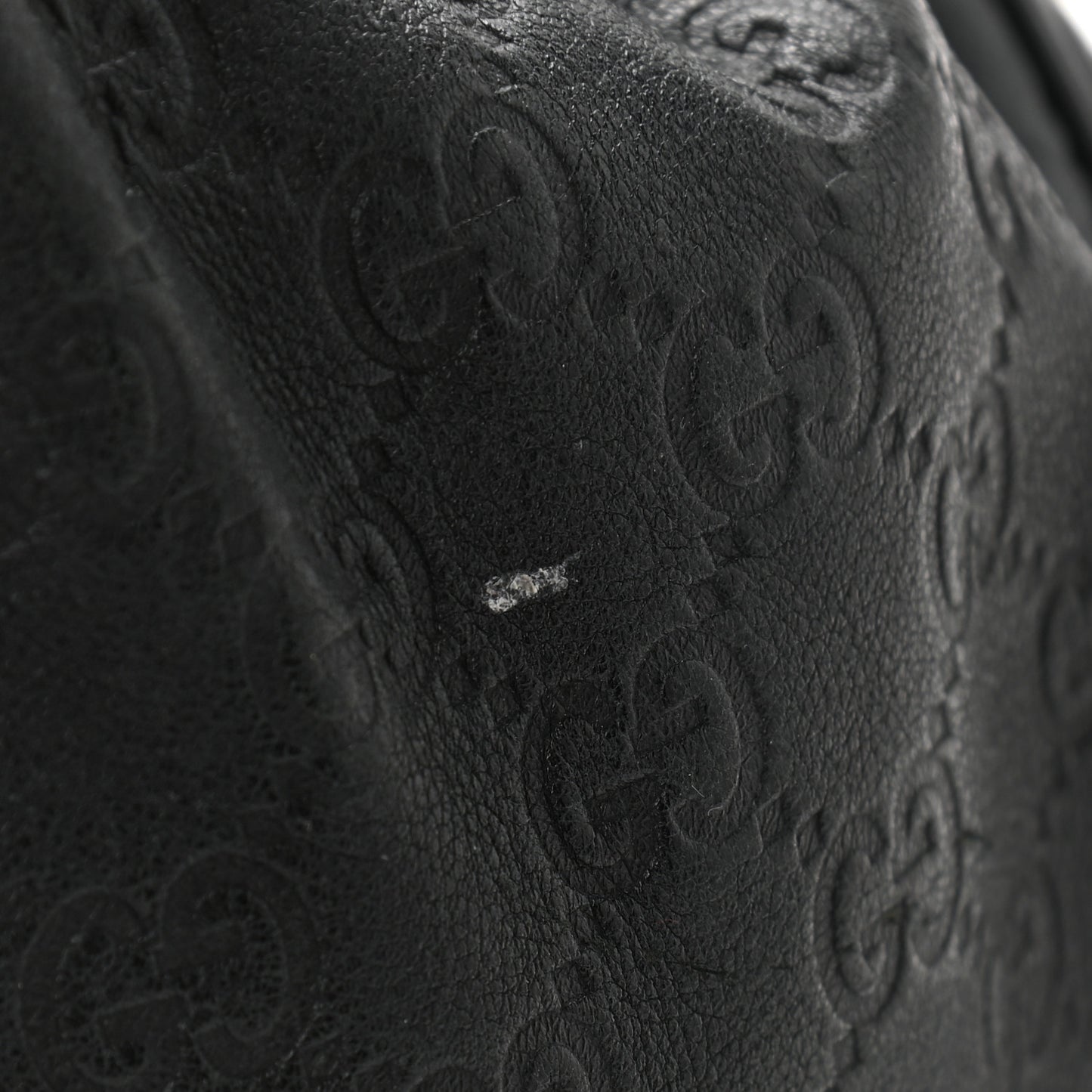 Guccissima Medium Sukey Boston Black