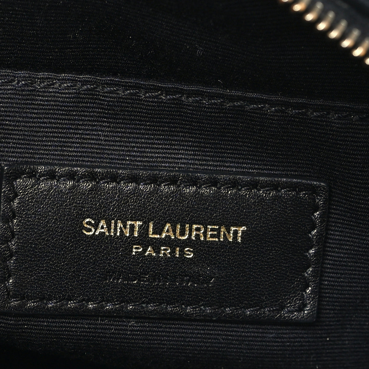 Saint Laurent Calfskin Matelasse Monogram Lou Belt Bag Black 6 of 10