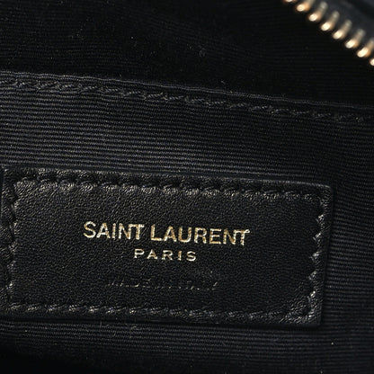 Saint Laurent Calfskin Matelasse Monogram Lou Belt Bag Black 6 of 10