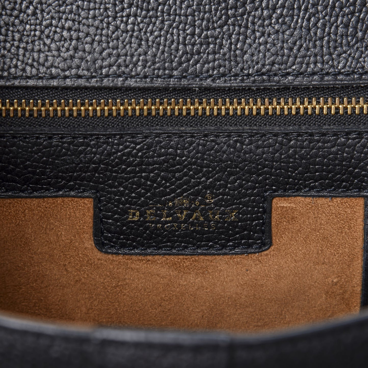 Grained Calfskin Gin Fizz Jumping Satchel Black