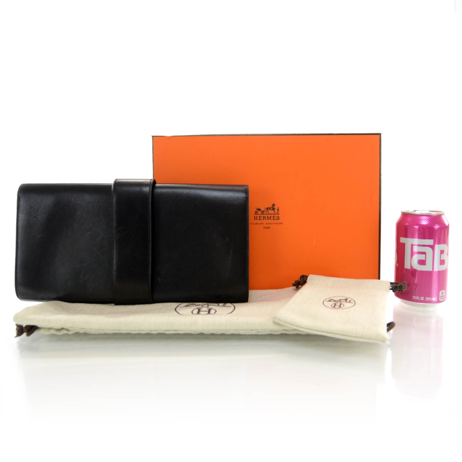 Hermes Box Medor 29 Clutch Black 2 of 7