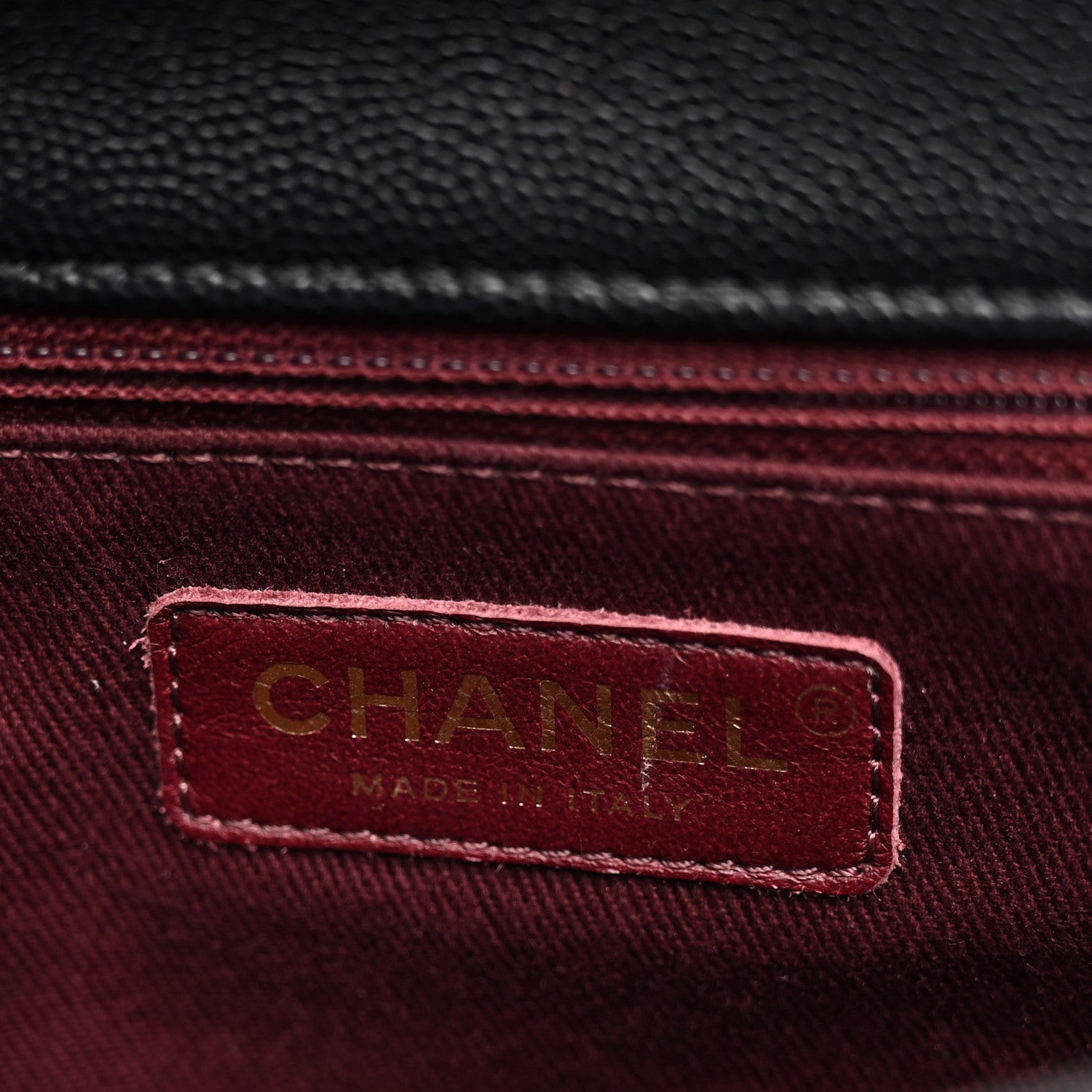 Chanel Caviar Quilted Medium Coco Handle Flap Black 6 of 10