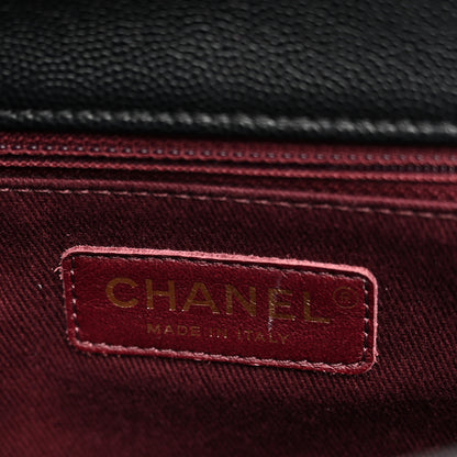 Chanel Caviar Quilted Medium Coco Handle Flap Black 6 of 10