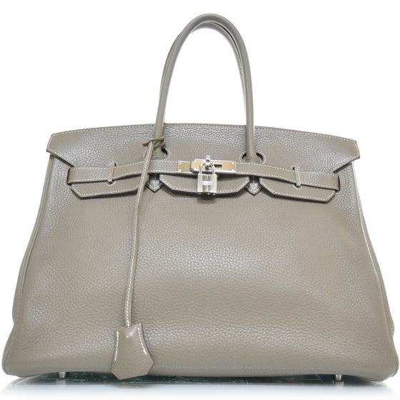 Taurillon Clemence Birkin 35 Etoupe