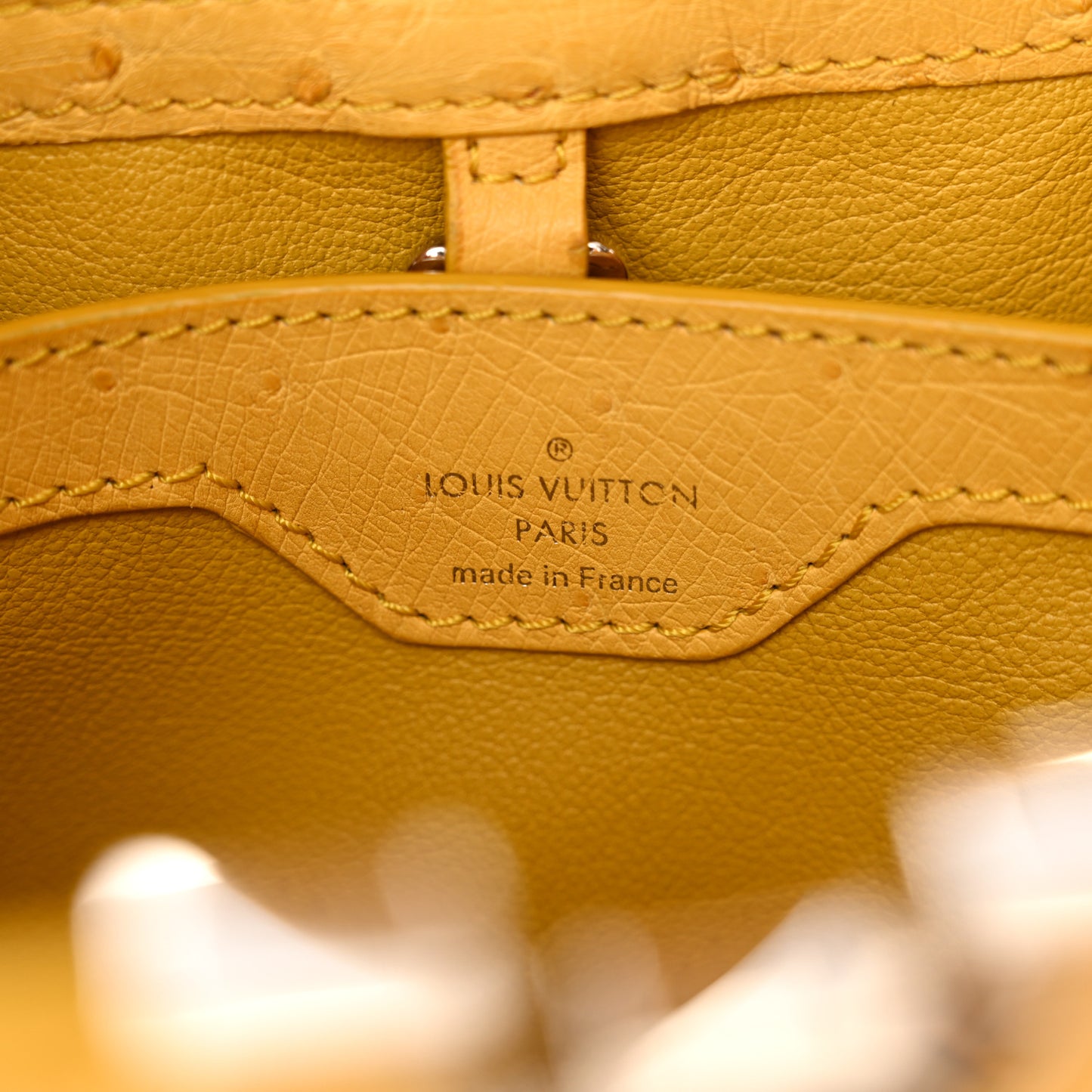 Ostrich Capucines BB Yellow