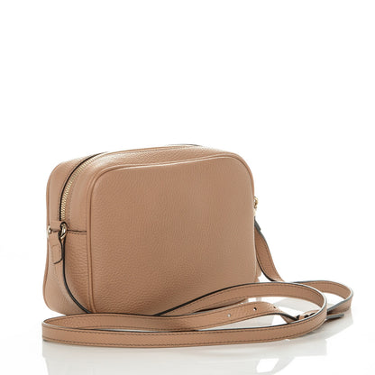 Gucci Pebbled Calfskin Small Soho Disco Bag Rose Beige 3 of 7