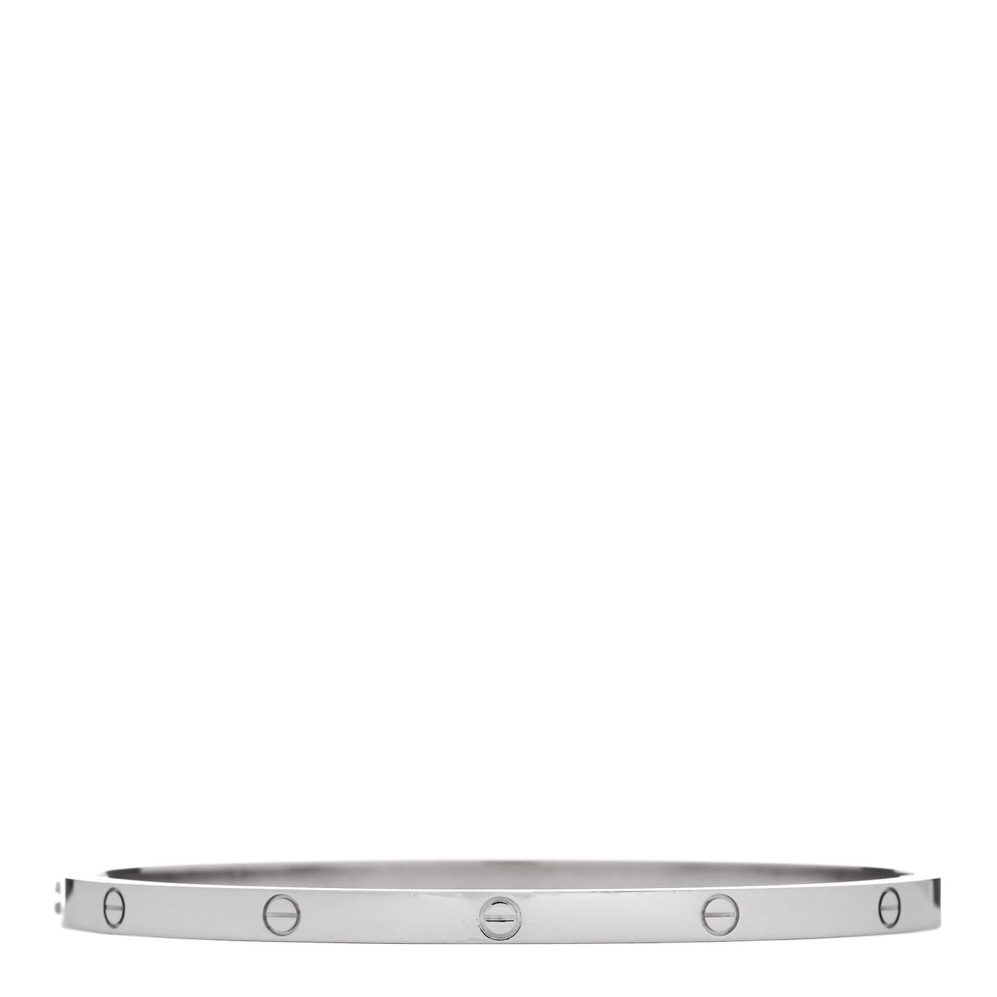 18K White Gold Small LOVE Bracelet 18