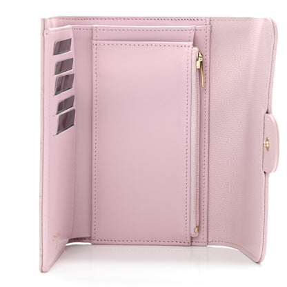 Chanel Caviar Quilted Medium Flap Wallet Pink 5 of 11