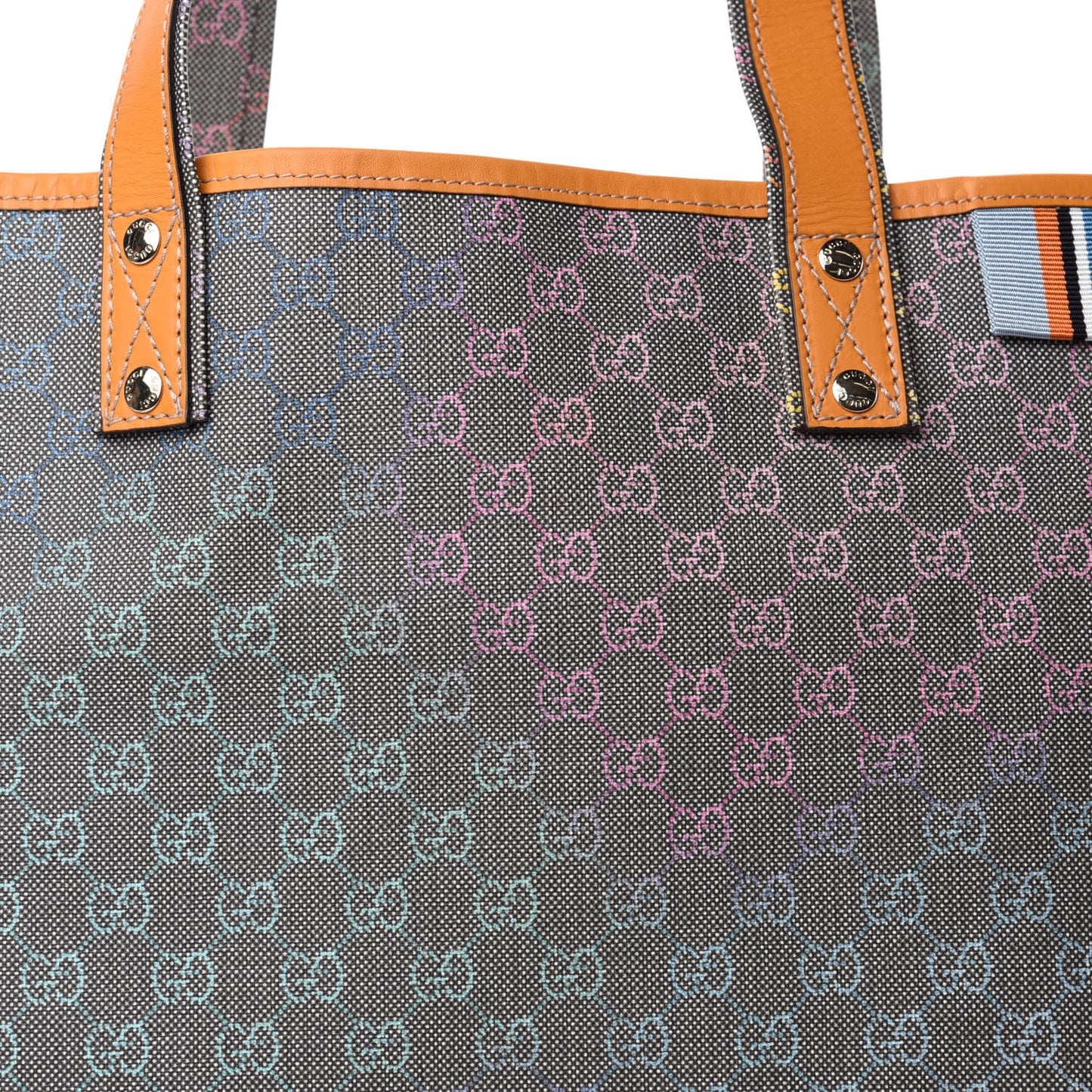 GG Plus Monogram Medium Signature Web Loop Tote Multicolor