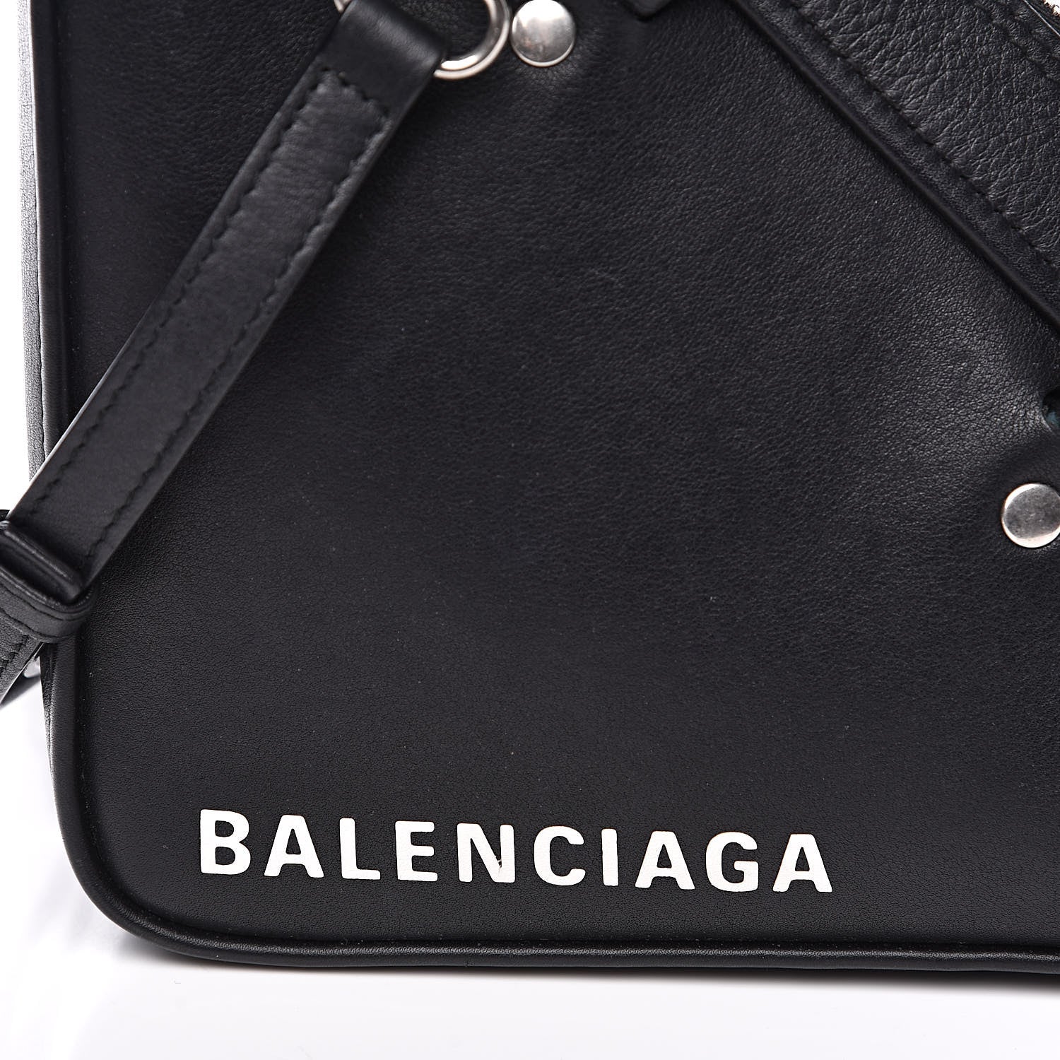 Balenciaga Calfskin XS Triangle Duffle Black 7 of 13