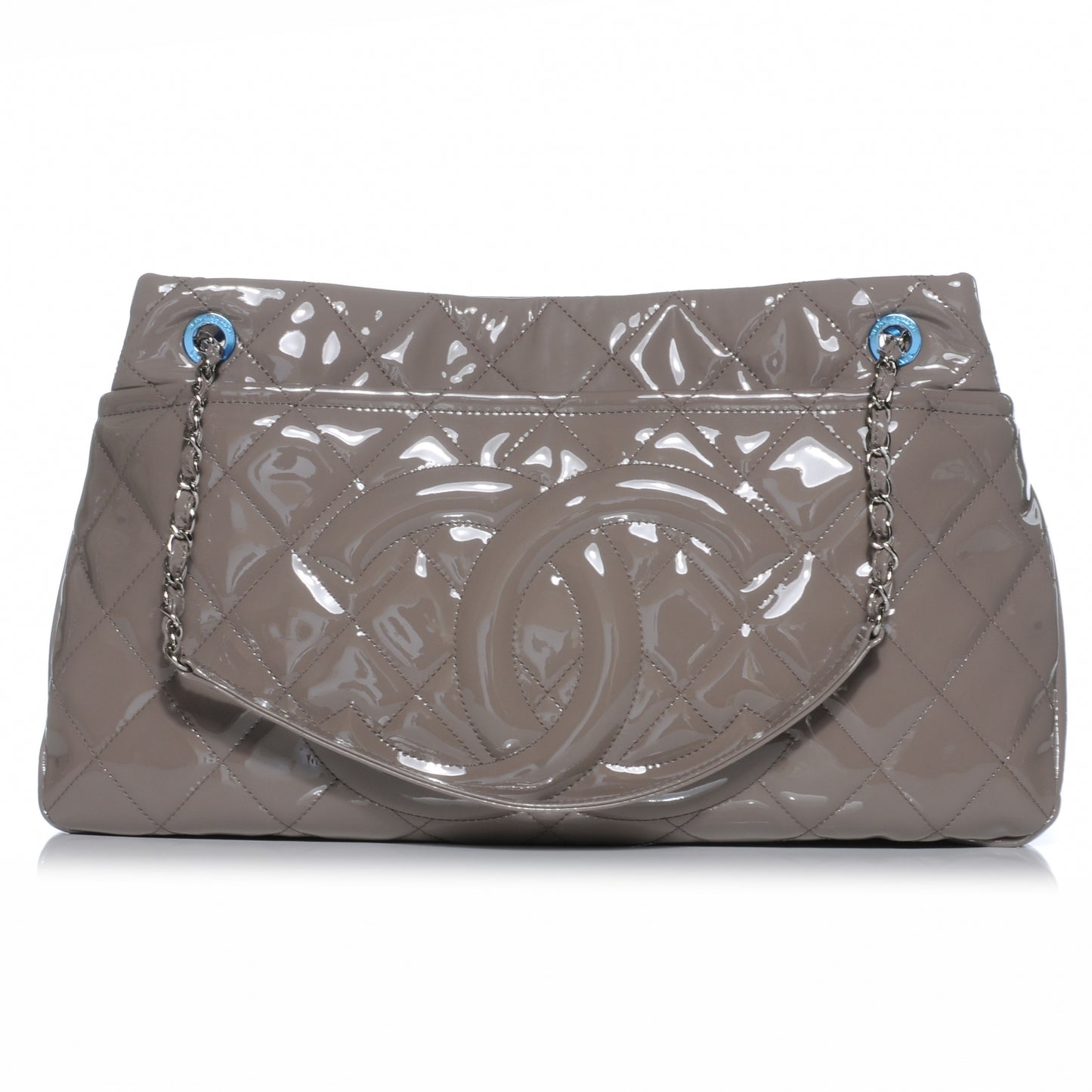 Patent Timeless CC Tote Light Grey