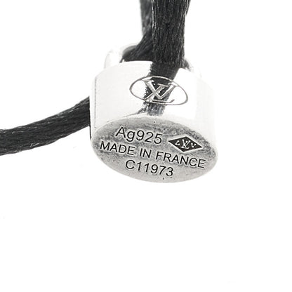 Louis Vuitton Sterling Silver Lockit Bracelet Black 3 of 3