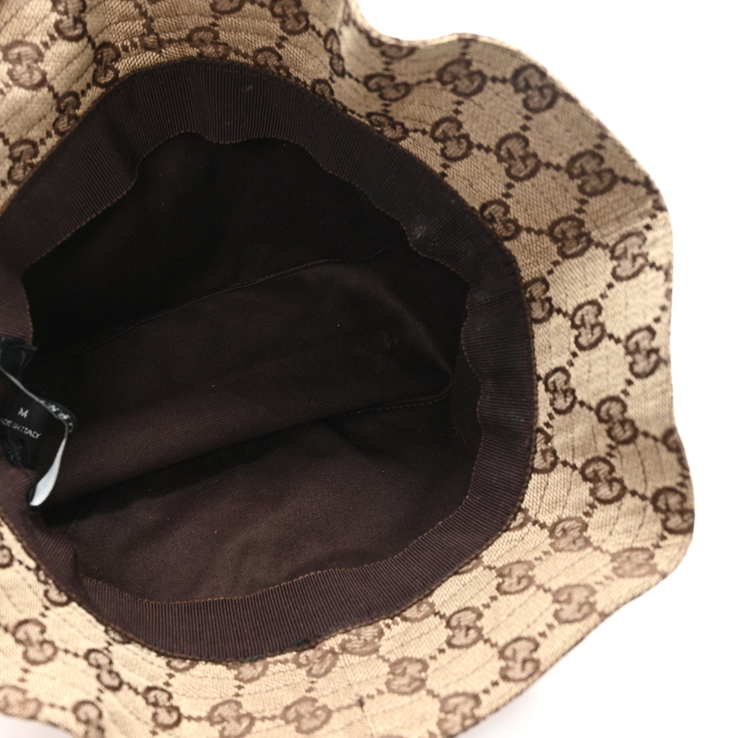 Monogram Web Bucket Hat M Brown