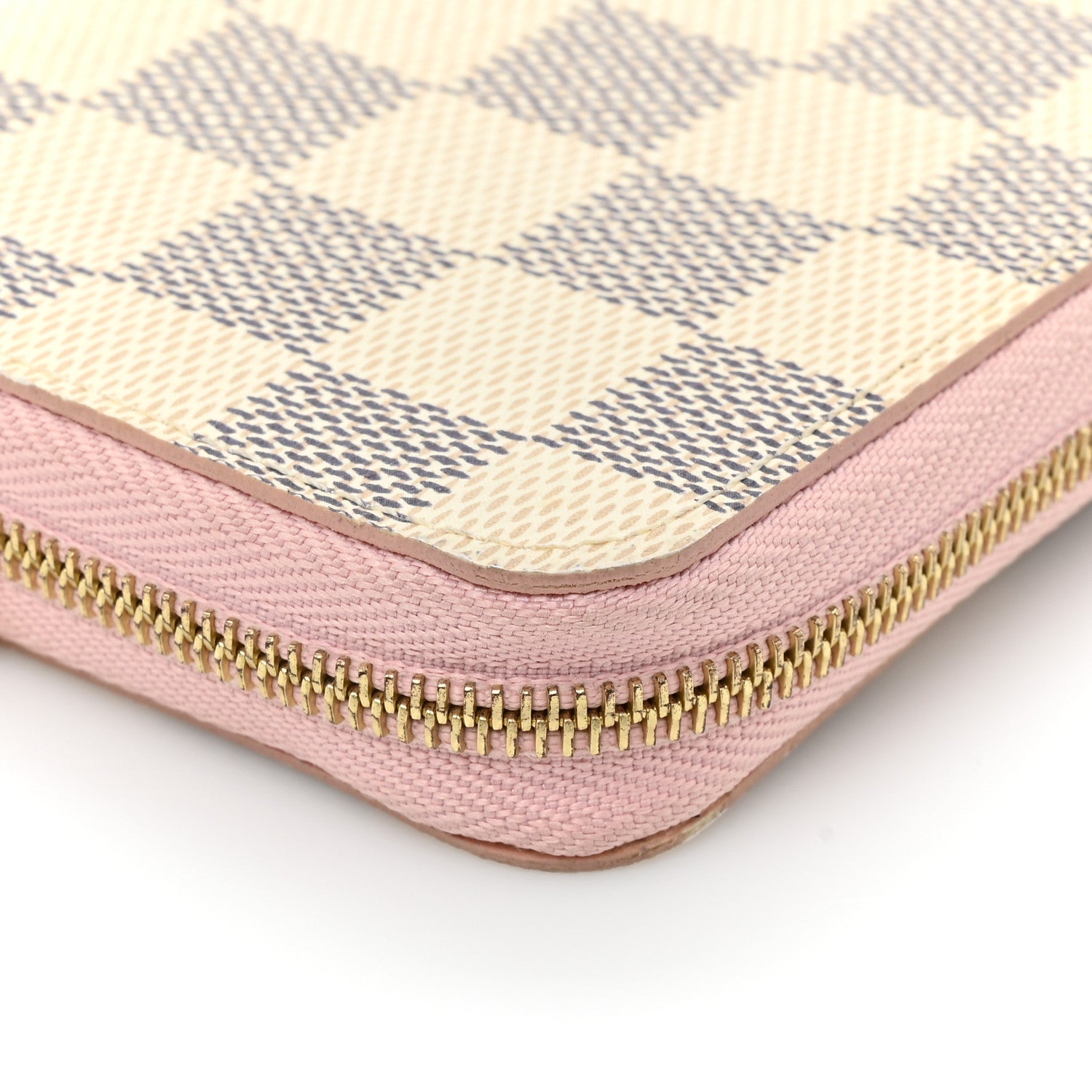 Louis Vuitton Damier Azur Zippy Coin Purse Rose Ballerine 11 of 13