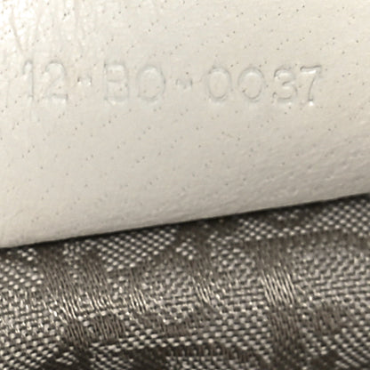 Christian Dior Lambskin Cannage Large Dior Soft Hobo White 7 of 12