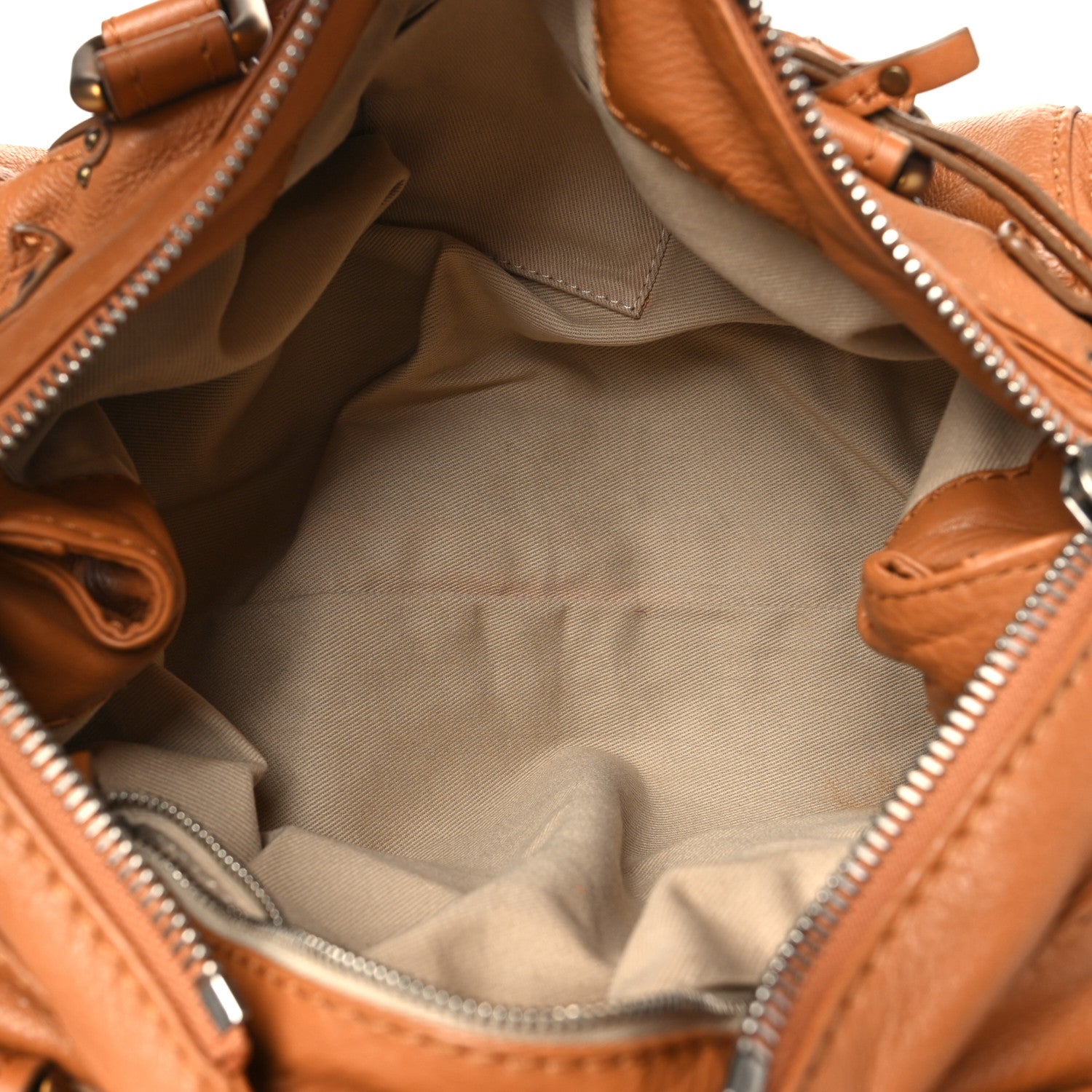 Chloe Calfskin Medium Paddington Satchel Tan 5 of 14