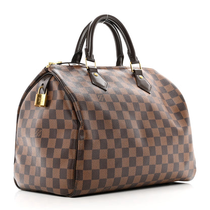 Louis Vuitton Damier Ebene Speedy 30 3 of 10