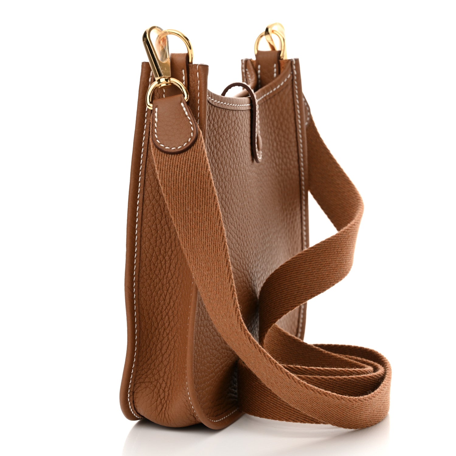 Hermes Taurillon Clemence Evelyne TPM Gold 3 of 13