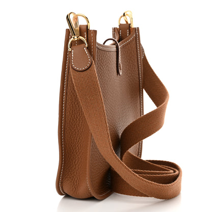 Hermes Taurillon Clemence Evelyne TPM Gold 3 of 13
