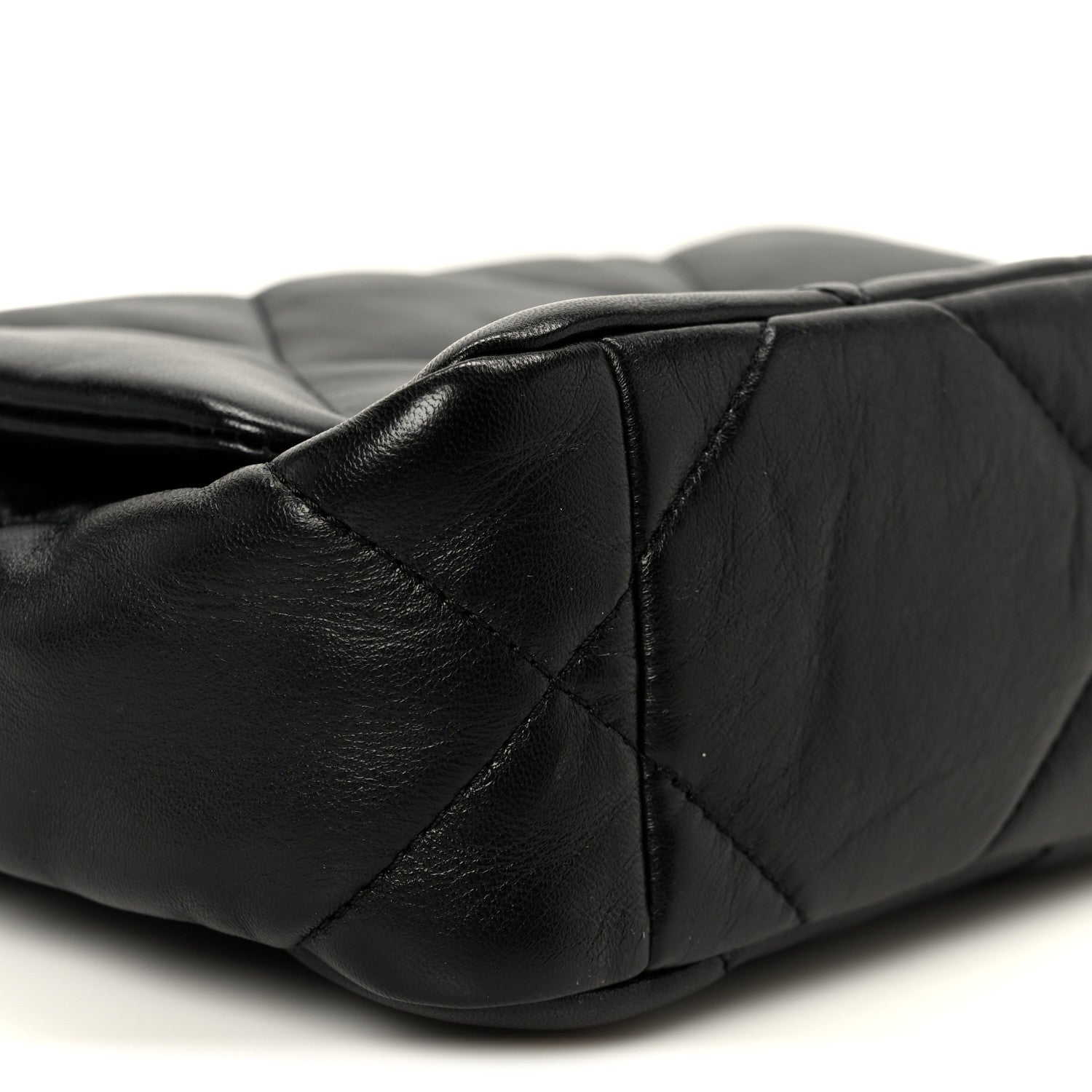 Chanel Lambskin Quilted Medium Chanel 19 Flap Black 9 of 10
